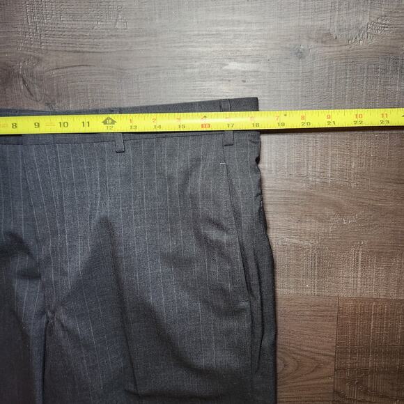 BROOKS BROTHERS Men’s 3-Piece Suit Jacket Vest Pants 42R Grey Wool Striped USA - Picture 14 of 16